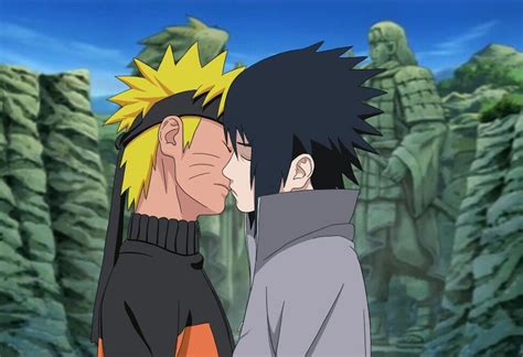 naruto kissed sasuke|naruto vs sasuke kiss.